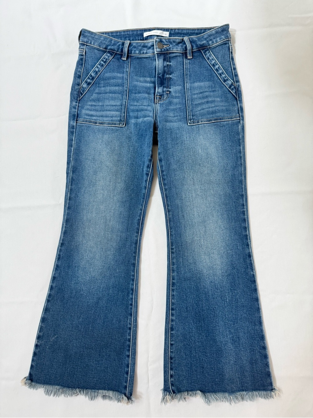 Altar'd State Frayed Hem Crop Jeans